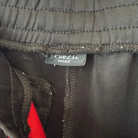 Rue21 Red and Black Joggers - Picture 2 of 3